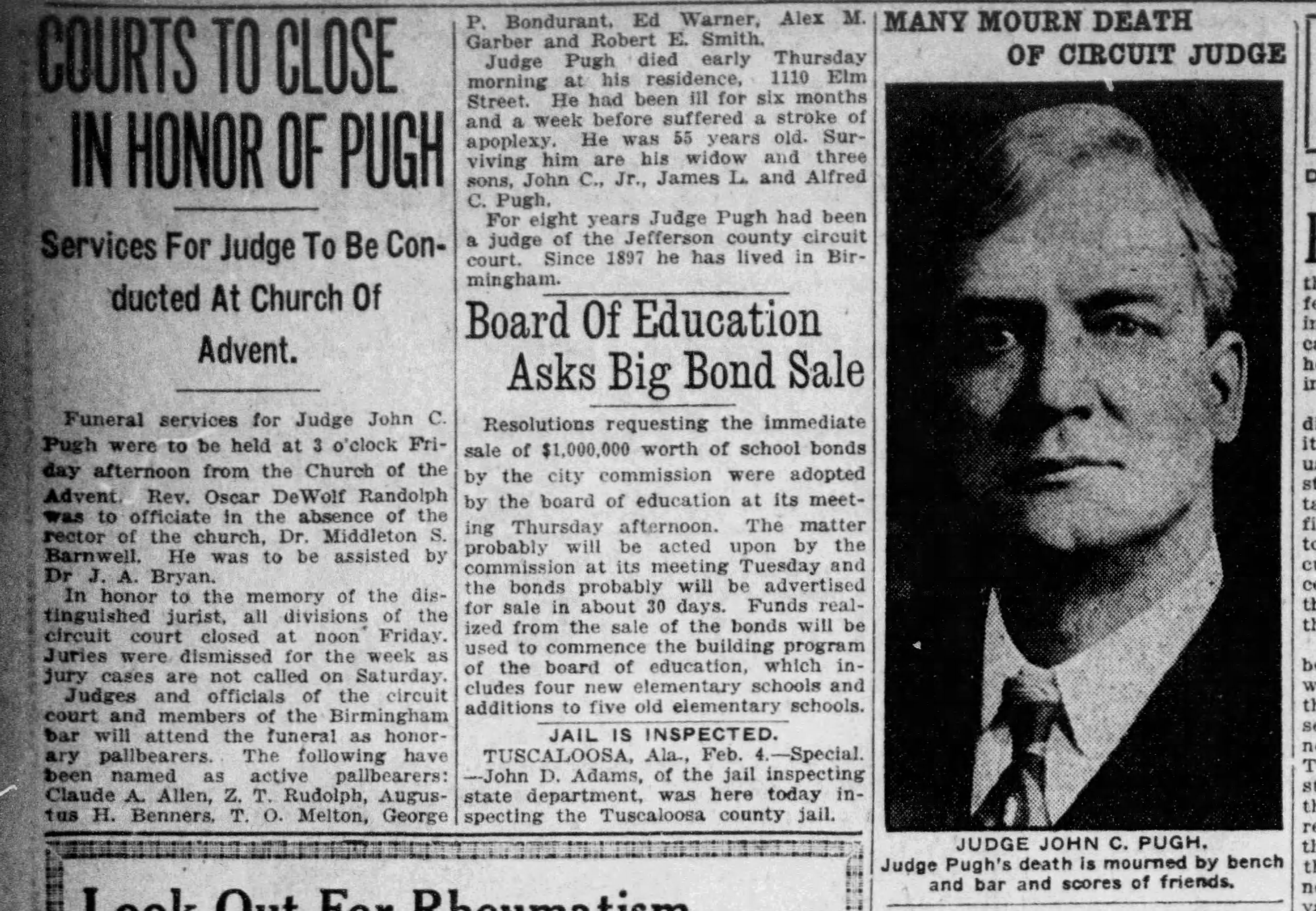 Judge John C. Pugh obituary